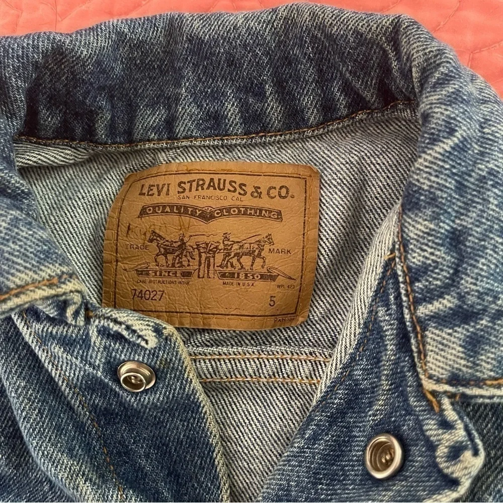 Levi’s orange tab jean jacket
